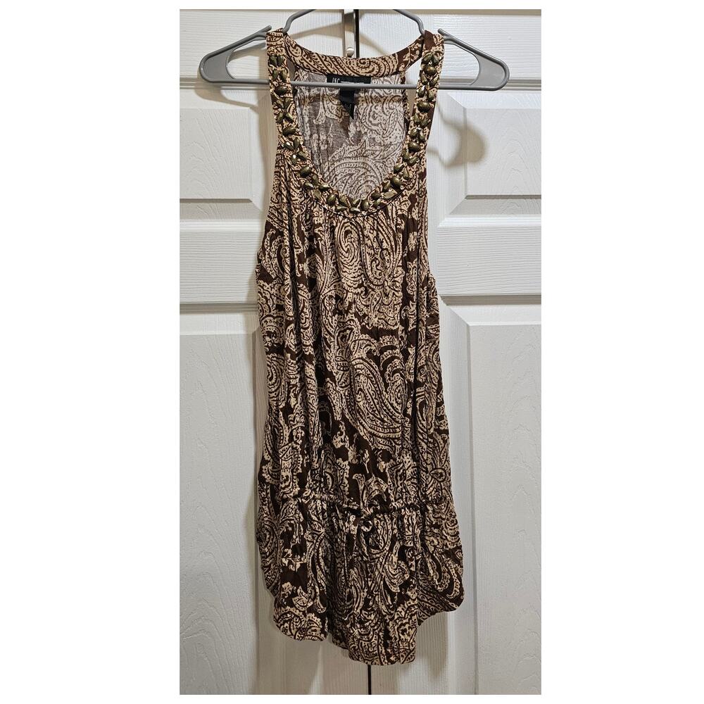 INC Blouse Size Large Brown